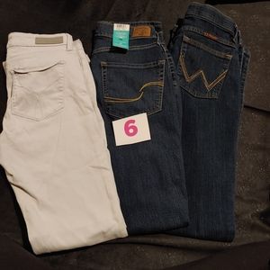 3 pairs of size 6 pants
